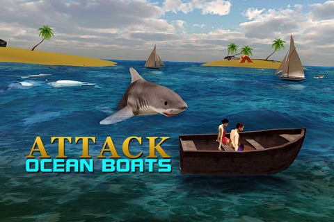 Angry Shark Attack Simulator – Killer predator simulation game screenshot 2