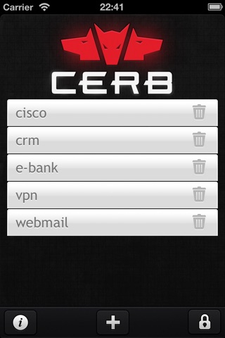 CERBToken screenshot 2