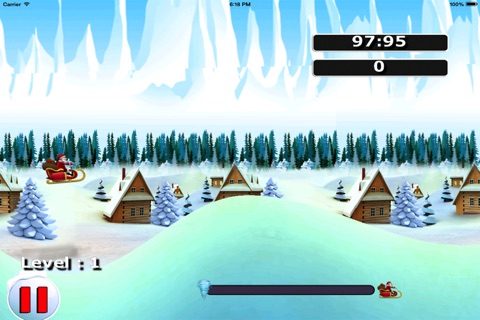 Santa Claus Jump Lite - The race for the kids gifts before Xmas – Free Version screenshot 2