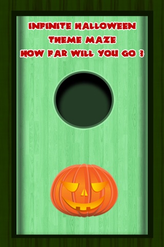 Wood Labyrinth Infinity Halloween : The Pumpkin and the deep black holes - Free Edition screenshot 2