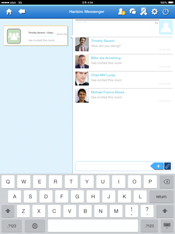 Global Messenger for iPad screenshot 3