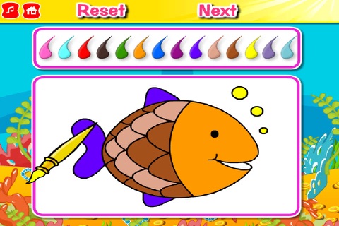 Aquarium Fish Coloring screenshot 3