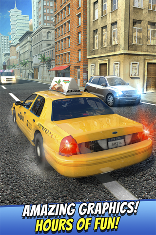 Taxi Racer . Crazy Cab Car Driver Simulator Games Top Free screenshot 4