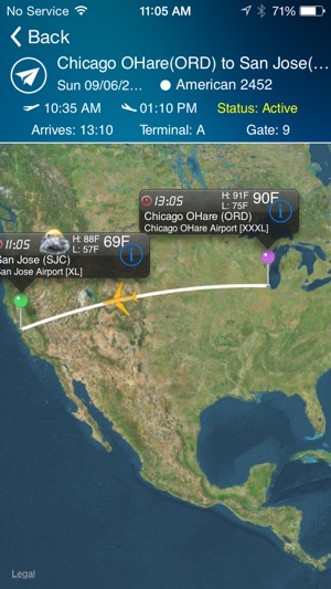 San Jose Airport (SJC) Flight Tracker ra