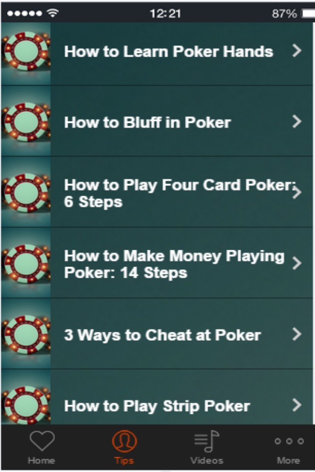 Poker Tips - Learn How to Play Poker screenshot 2