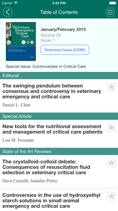How to cancel & delete Journal of Veterinary Emergency and Critical Care from iphone & ipad 1