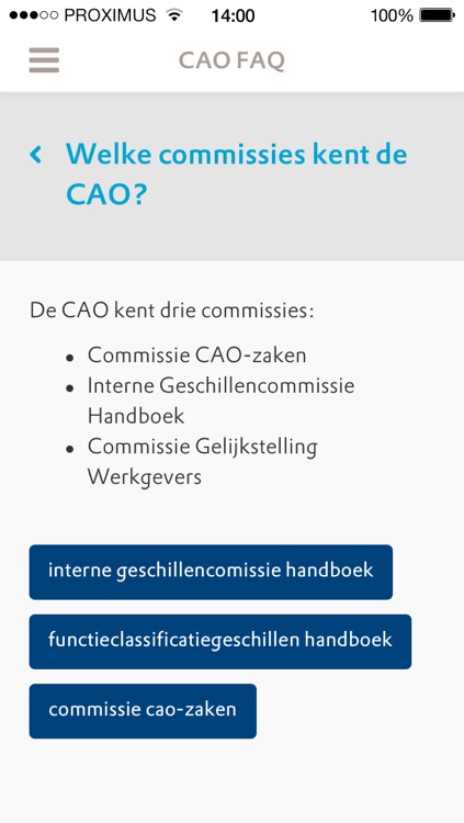 CAO FAQ screenshot-4