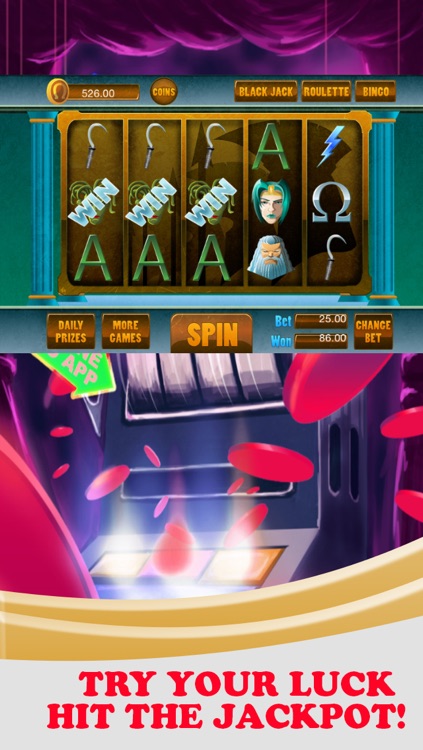 Ace Olympus God Titan Slots Games - All in one Casino Pack Roulette, Bingo and Blackjack