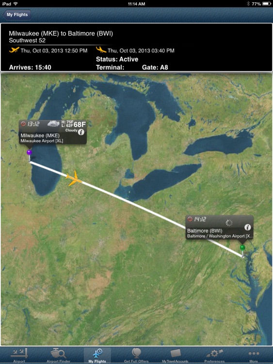 Milwaukee Airport Pro (MKE)+ Flight Tracker HD
