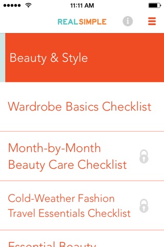 Real Simple Checklists screenshot 2