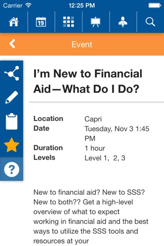 2015 SSS Financial Aid Conference screenshot 3