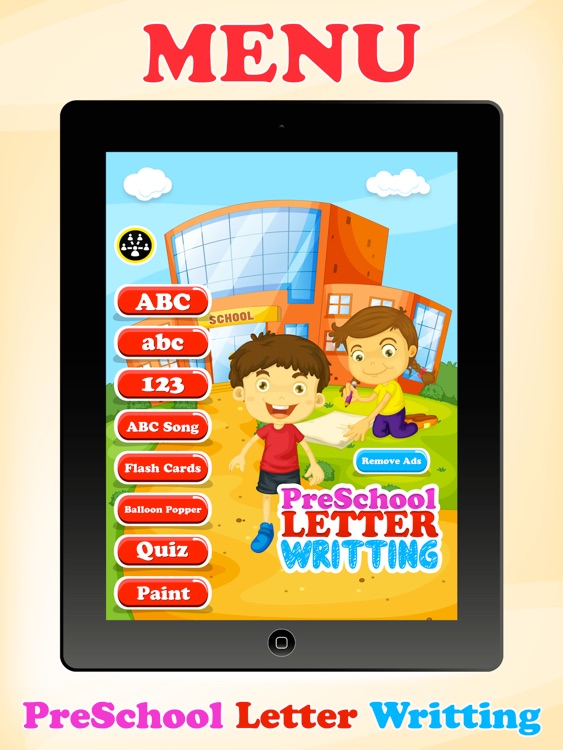PreSchool Letter Writing - Learning Games for Kids in Preschool, K-12, Kindergarten