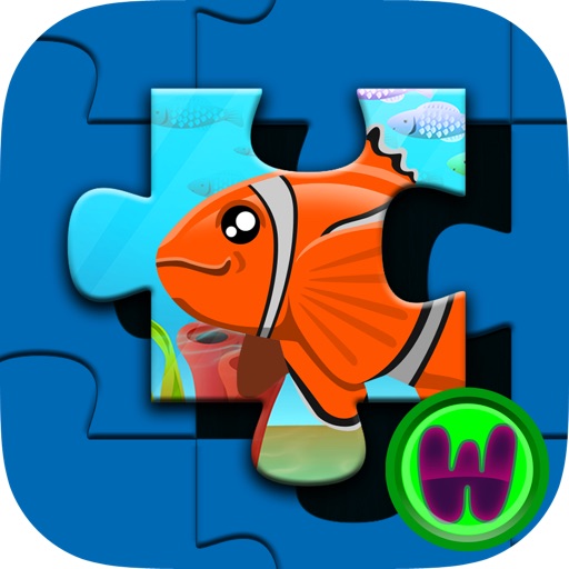 Toddler Underwater Jigsaw Icon