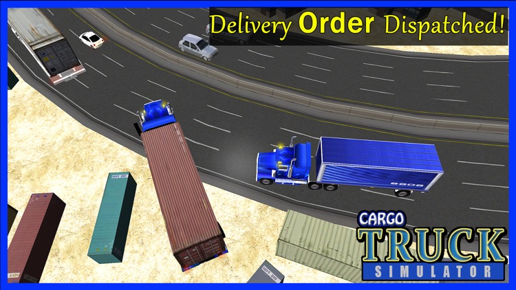 3D Cargo Truck Simulator - Trucker transportation & driver parking simulation game screenshot-3