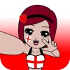 Emoji England Soccer Fan
