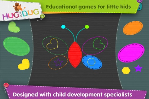 HugDug Shapes 3 - Early geometry shapes puzzles for toddlers and preschool kids full version. screenshot 4