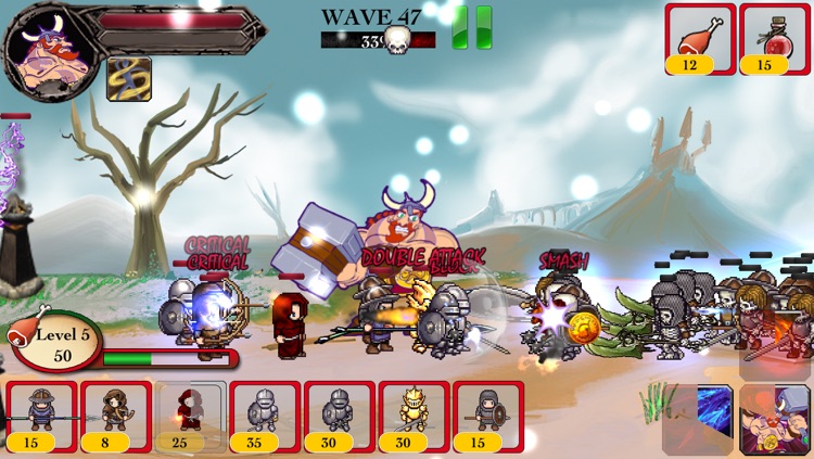 Viking Warrior vs Zombie Defense ACT TD - War of Chaos Silver Version screenshot-4