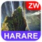 *** Harare, Zimbabwe Offline Map App  ***