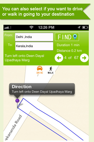 MapsIndia Find distance screenshot 2