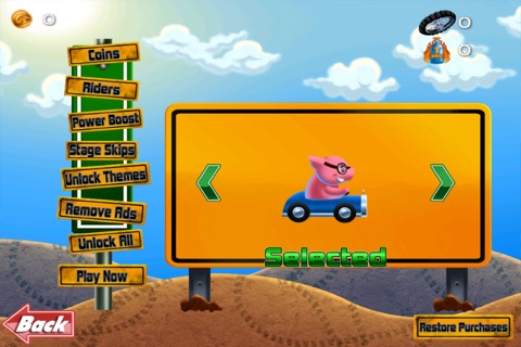 Fast Turbo Piggies - Extreme Downhill Farm Racing Edition Free screenshot 2