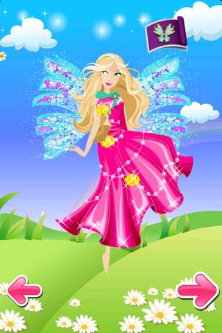 Angel Fairy Dress Up – Girls Kids cute little beauty fashion free Makeup & Dress Up Game screenshot 3