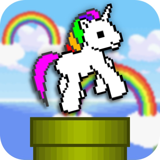 Flappy Rainbow Unicorn Flying Pro iOS App