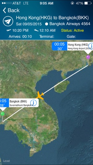 Bangkok Airport (BKK) Flight Tracker BKK