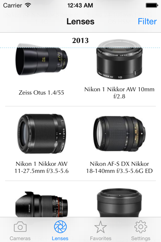 Nikon Camera Bible - The Ultimate DSLR & Lens Guide: specifications, reviews and more screenshot 3