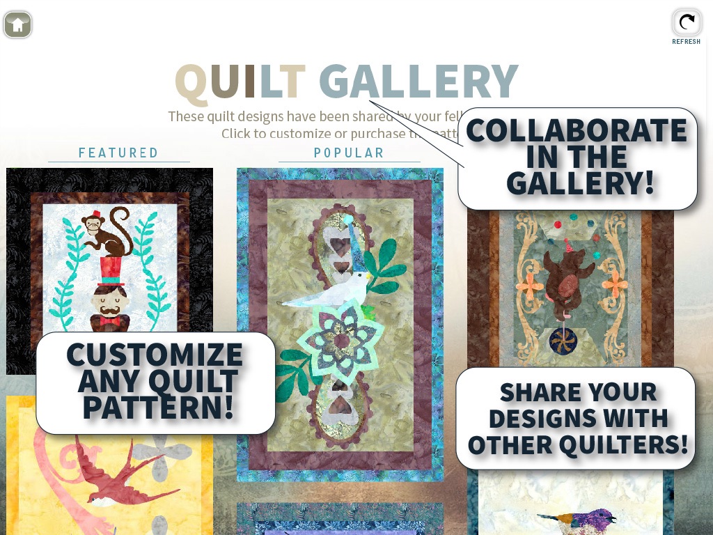 Quilt Fusion - Design & Print Art Quilt Patterns screenshot 3