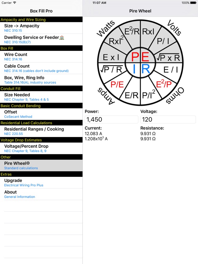 Nec Box Fill Chart: A Visual Reference of Charts | Chart Master