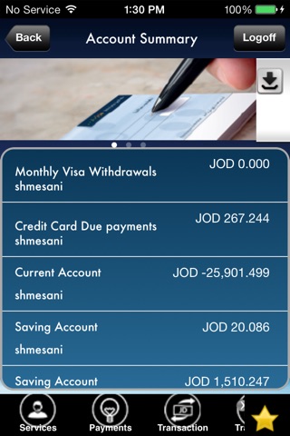 Bank Of Jordan Mobile Banking screenshot 3