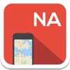 North America (USA, Canada) offline map, guide, weather, hotels. Free navigation.