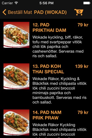 Koh Thai Växjö screenshot 2