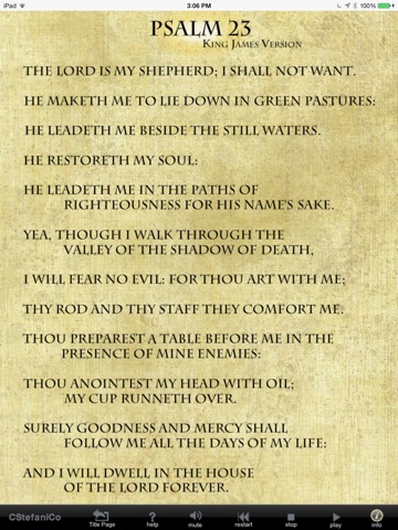 Psalm 23 Anointed screenshot 3