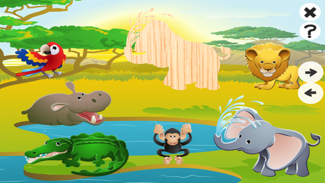 Animated Animal Puzzle For Babies and Sm