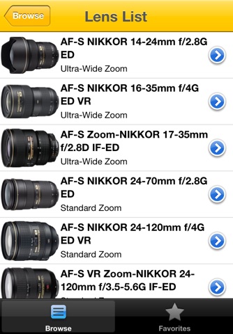 Nikon Lens Buddy - Lenses for DSLR Cameras screenshot 2