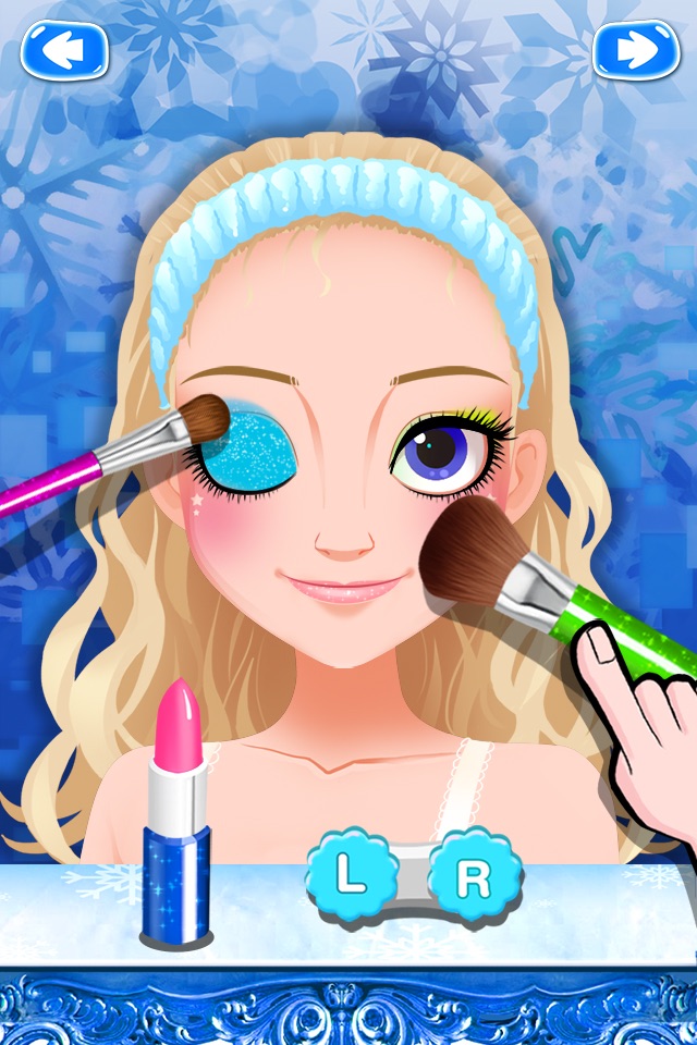 Frozen Beauty Queen - girls games screenshot 2