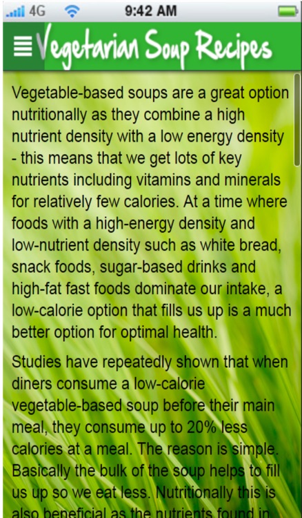 Vegetarian Soup Recipes+: Healthy Soup Recipes screenshot-3