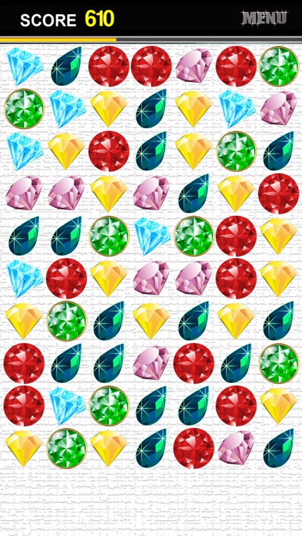 Jewel Blitz Frenzy - match three to crush the gems