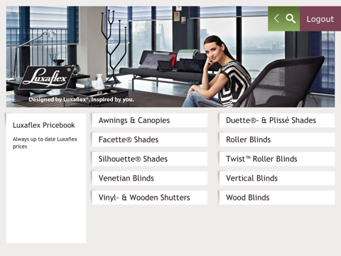 Luxaflex Pricebook screenshot 2