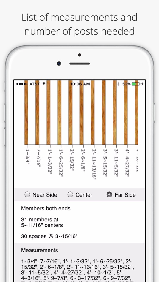 Carpenter Tools Post Spacing Calculator by Kalden Ficklin (iOS Apps