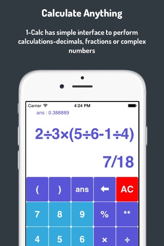 1-Calc : Graphing Financial and Scientific Calculator with Numerical Solver and Optimizer screenshot 2
