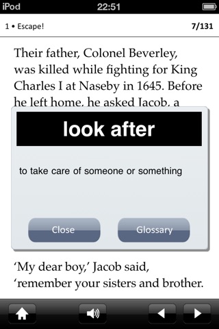 The Children of the New Forest: Oxford Bookworms Stage 2 Reader (for iPhone) screenshot 3