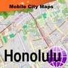 Honolulu Street Map.