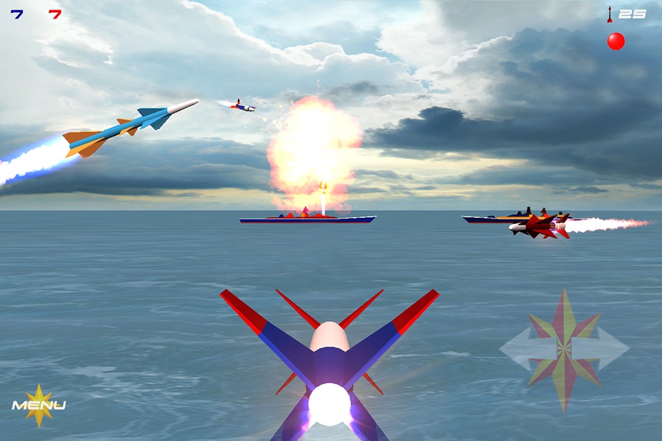 Battleship Combat – 3D Navy Missile Shooter screenshot 2