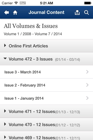 Clinical Orthopaedics and Related Research® screenshot 2