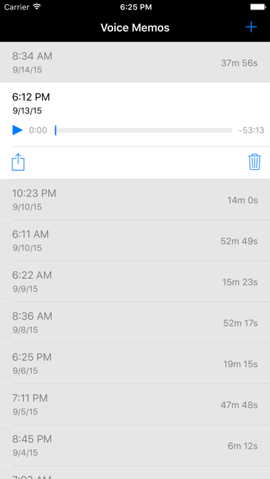 Voice Memos for Apple... screenshot1