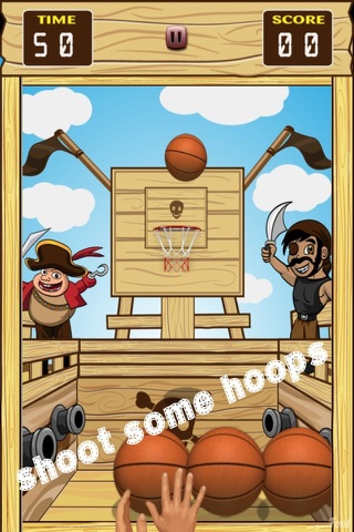 Pirates Basketball Shots FREE - Caribbean Hoops Adventure screenshot 2