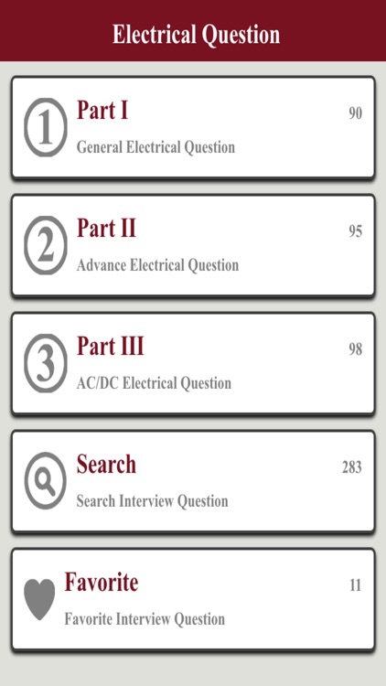 Electrical Engineer Interview Question