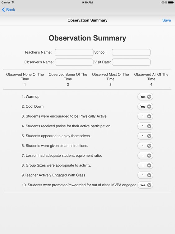 System For Observing Fitness Instruction (SOFIT) screenshot-4